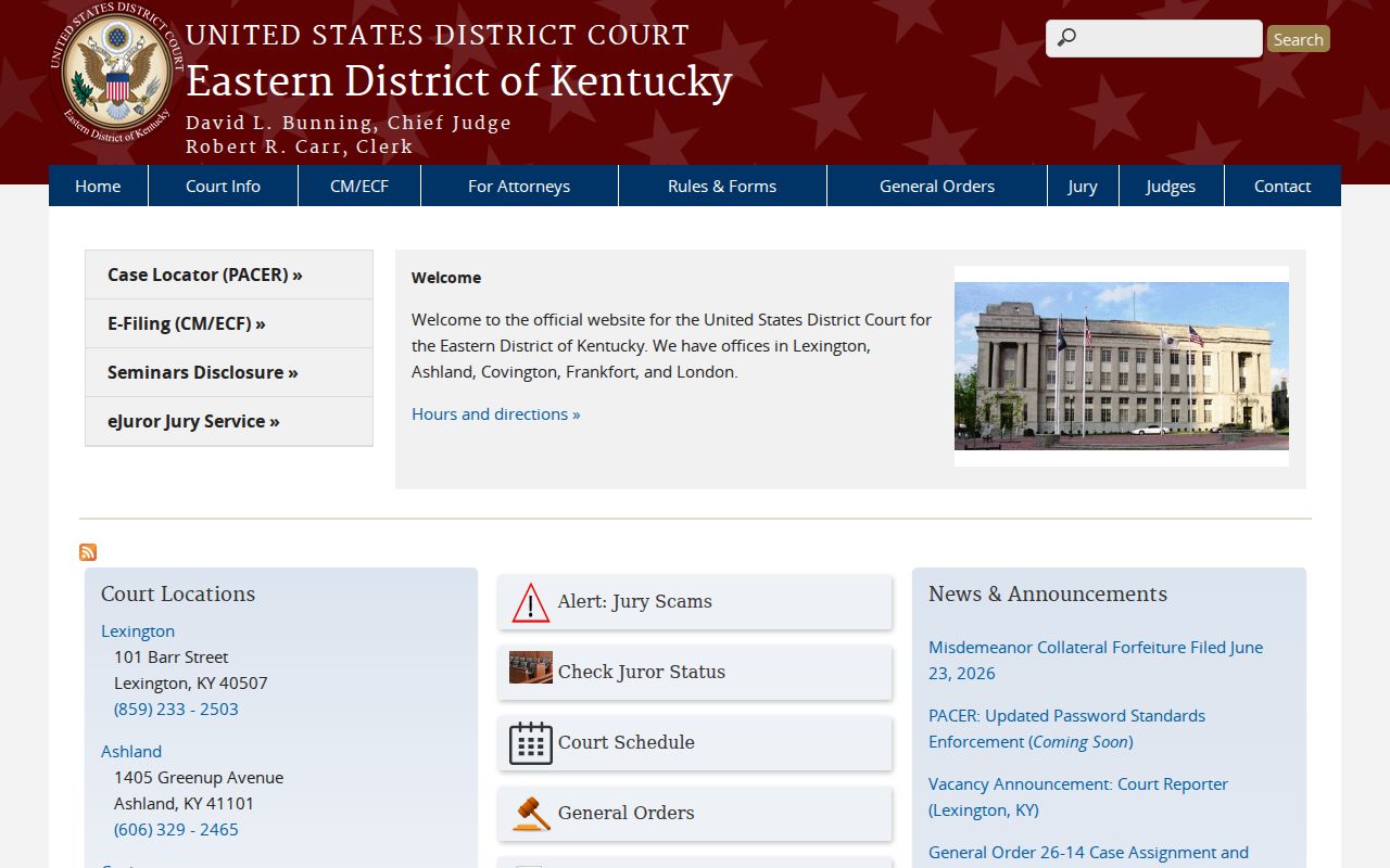 Lincoln County criminal history Eastern District federal court