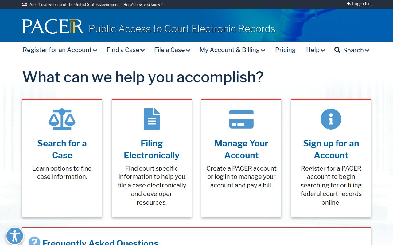 Lincoln County criminal court cases PACER federal docket search