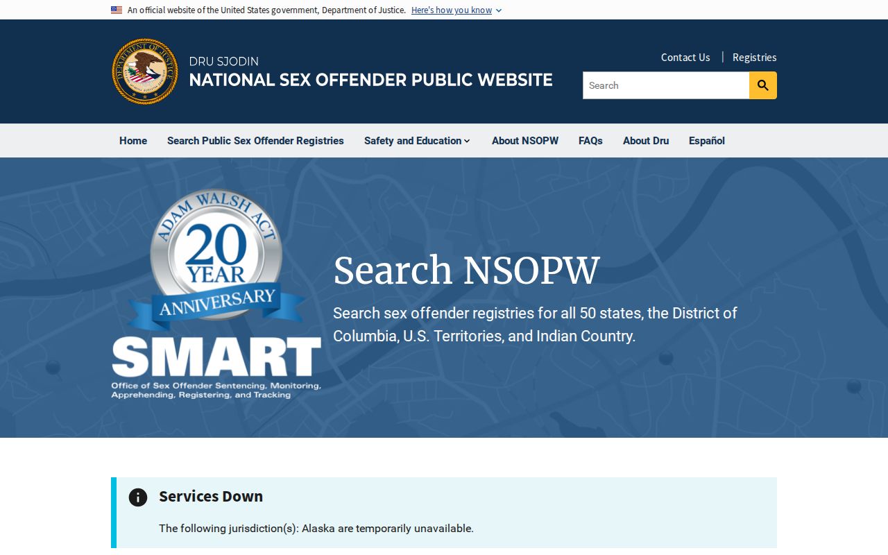 Lincoln County sex offender search through the national registry